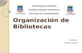 Organización de bibliotecas