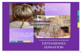 Seminario de Extensiones de nudo. Extensiones Sensation.