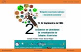 RA y sus aplicaciones   2do encuentro de semilleros de colegios Bogota