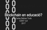 Blockchain en educació?