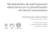 Modalidades de participación electrónica en la planificación territorial venezolana