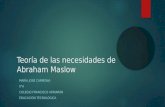 Teoría de las necesidades de abraham maslow (1)