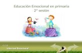 Taller: Educación Emocional en primaria para alumnos. Segunda sesión