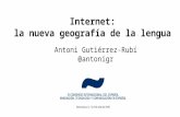 Internet: la nueva geografía de la lengua