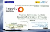 Ciudades sostenibles- Nature based solutions H2020