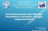 Actualizaciones del Manejo Anestésico durante Cirugía Laparoscópica