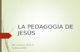La Pedagogía de Jesús