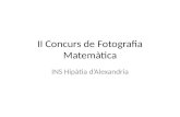 II Concurs de Fotografia Matemàtica a l’INS Hipàtia d’Alexandria