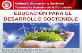 EDUCACIÓN PARA EL DESARROLLO SOSTENIBLE