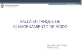 Falla en tanque de almacenamiento de ácido - Southern Copper Peru - COBRAS 2015