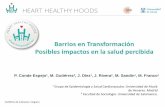 Barrios en transformación: posibles impactos en la salud percibida
