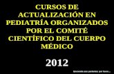 Cursos Cuerpo Médico  INSN  2012
