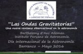 Las Ondas Gravitatorias - Una nueva ventana observacional.