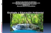 La educación ambiental y la ecologia