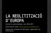 La neolitització d’europa