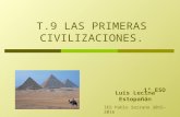 T.9 Las primeras civilizaciones