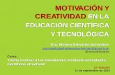 Motivación y creatividad en la educación científica