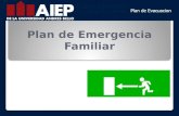 Plan de emergencia familia