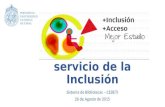 Bibliotecas UC: experiencias en la inclusión de alumnos con necesidades educativas especiales por Mónica Tabilo (Bibliotecas UC)