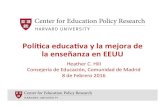Política educativa y la mejora de la enseñanza en EEUU