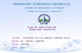 UTE_Estefania Carrión_Dr. Gonzalo Remache_Plan de investigación modalidad de proyectos_22/06/2014