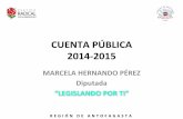 Cuenta pública diputada Marcela Hernando