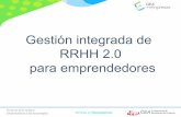 Gestión integrada de RRHH 2.0 para emprendedores