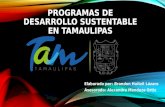 Programas de Desarrollo Sustentable en Tamaulipas