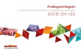 Informe de gestión ProBogotá Región 2014-2016