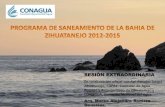 Programa de Saneamiento Bahía de Zihuatanejo 2012-2015