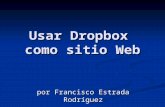 Usar dropbox como sitio Web.