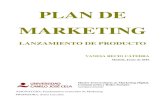 Plan de marketing lanzamiento de producto