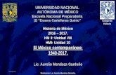 Enp hm ii unidad 8 de la unidad nacional al méxico contemporáneo 31 marzo 2017