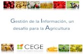 Gestión de la información, un desafío para la agricultura