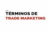 10 Términos mercadológicos de trade marketing