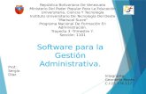 Geordelis Reyes Software para La Gestión Administrativa