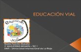 Presentación sobre Educación vial (Infantil)