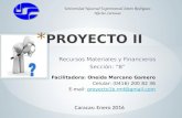 2016 1 proyecto II
