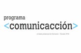 Presentación ComunicAcción 2016/2017