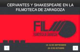 Cervantes y Shakespeare en la filmoteca de zaragoza