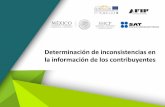 Determinación de inconsistencias en la información de los contribuyentes / Laura Sierra - Servicio de Administración Tributaria (SAT Mexico)