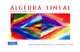Algebra lineal, 8va edición   bernard kolman & david r. hill