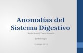 Anomalías del Aparato Digestivo - Embriología