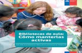BIBLIOTECAS DE AULA: CÓMO MANTENERLAS ACTIVAS.