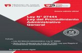 8va edici³n oficial de la Ley N° 27444, Ley del Procedimiento Administrativo Generall