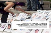 Elementos esenciales para la elaboración de la Ley general sobre personas desaparecidas en México