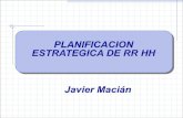 Planificación y Dirección Estratégica de RR HH