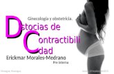 Distocias de contractibilidad uterinas.