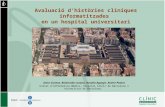 Avaluació d'històries clíniques informatitzades en un Hospital Universitari