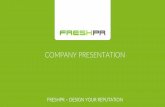 FRESHPR basic presentation 2016 EN